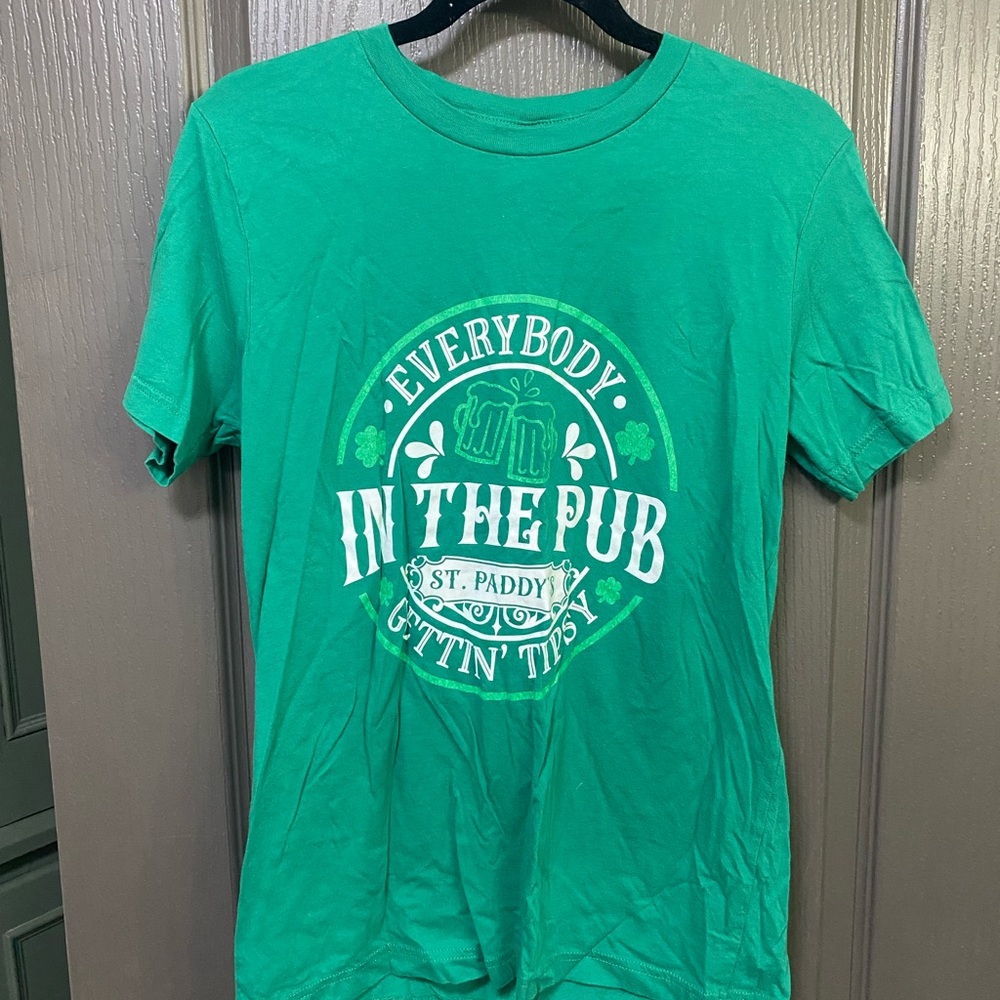 Bella Canvas Green Graphic Tee